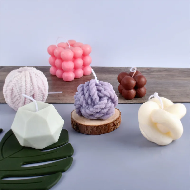 Candle Making Yarn - Bougie en silicone boule de fil