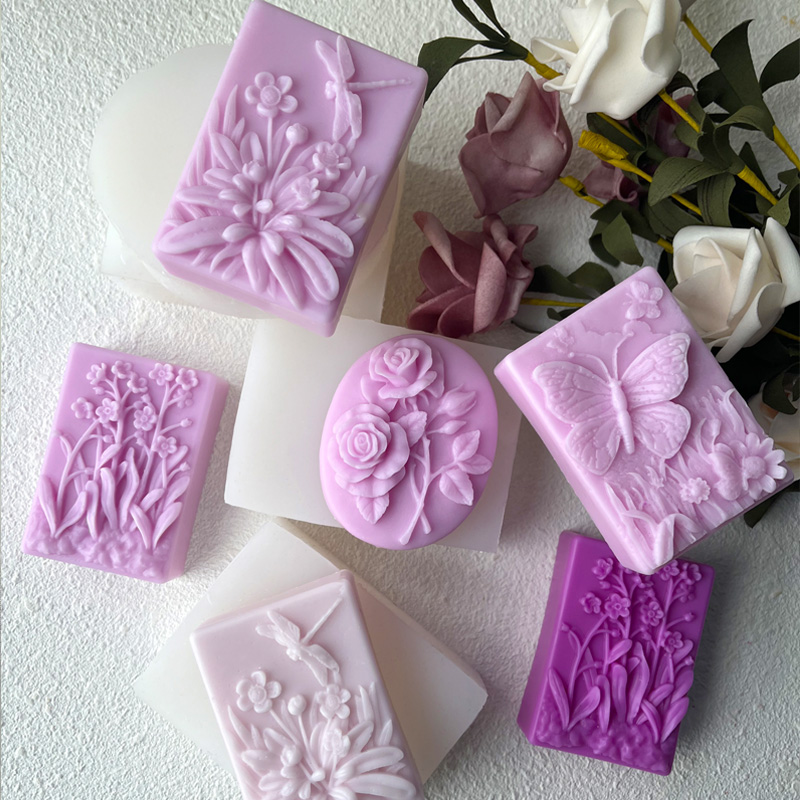 Candle Making Jelly - Dargonfly savon Silicone bougie moule rond