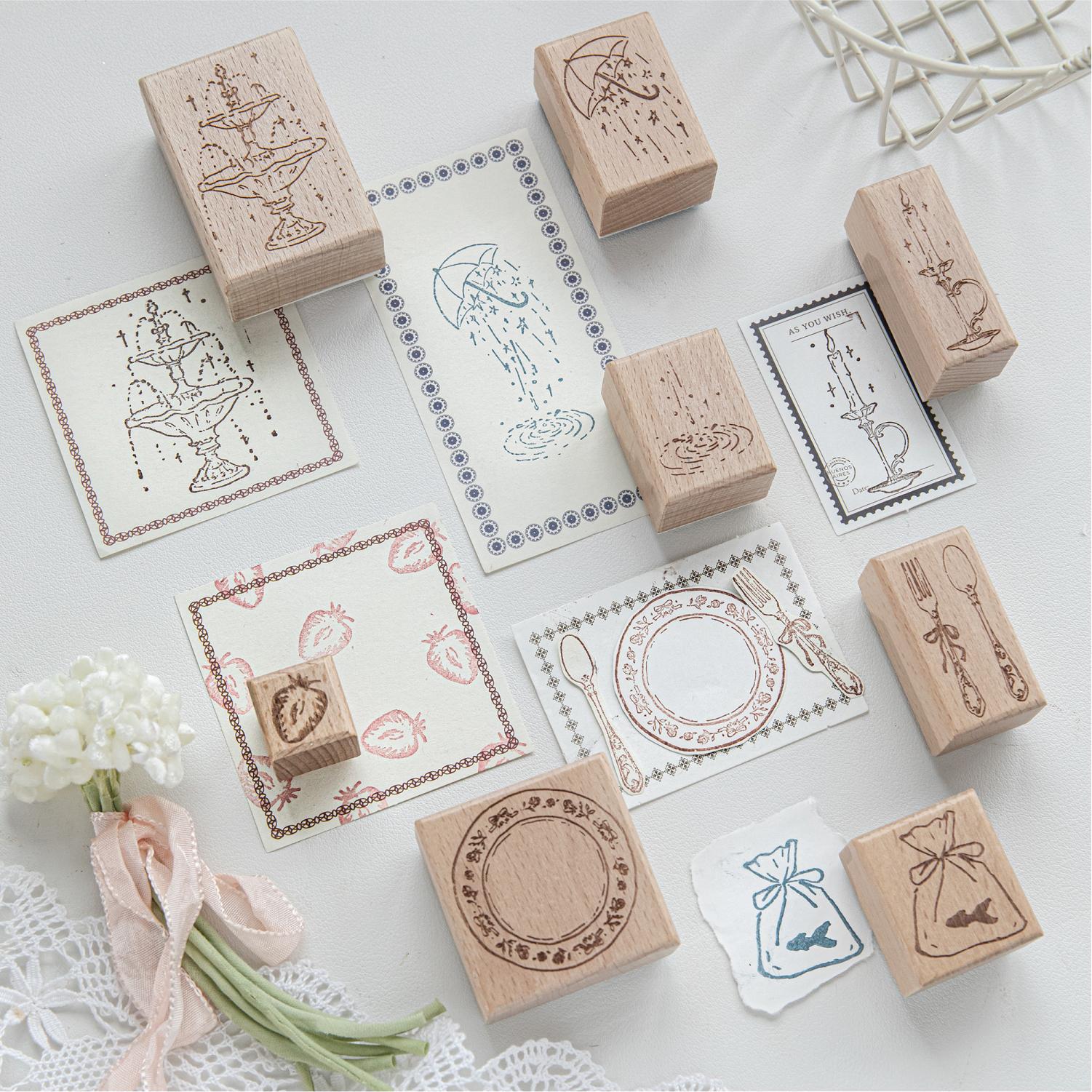Candle Making Supplies - Tampon en bois pour bougies fontaines
