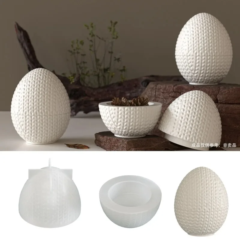 Candle Making Yarn - Moule en silicone ovale en forme
