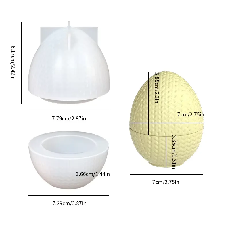 ZDQ03 Moule en silicone ovale  - Candle Making Yarn avis et prix