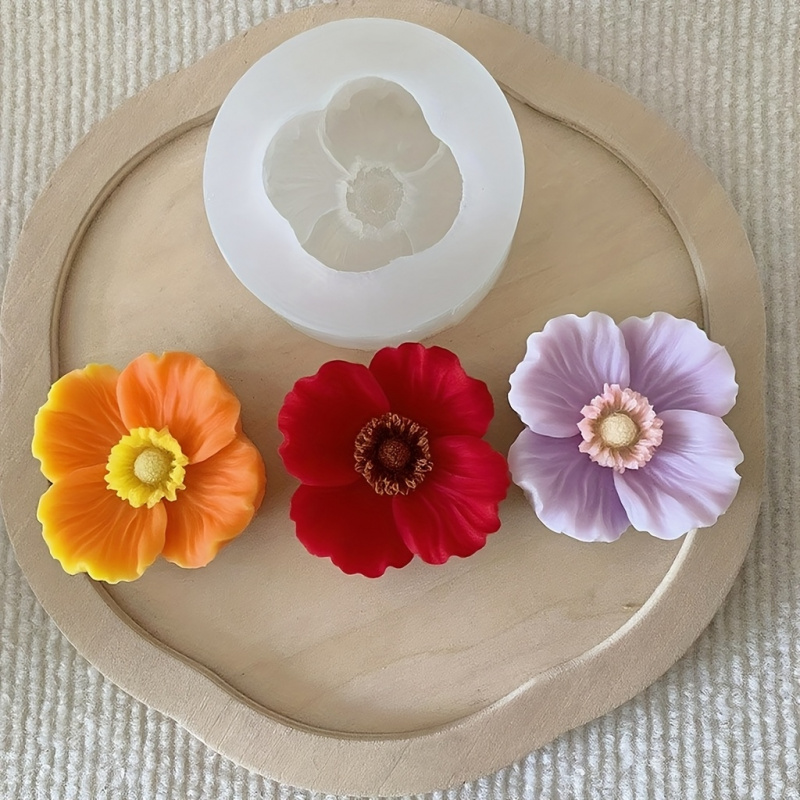 Moule en silicone 3 fleurs, bo - Candle Making Jug avis et prix