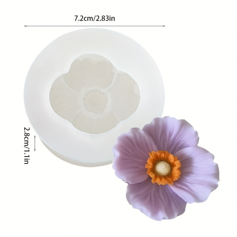 Moule en silicone 3 fleurs, bo - Candle Making Jug avis et prix