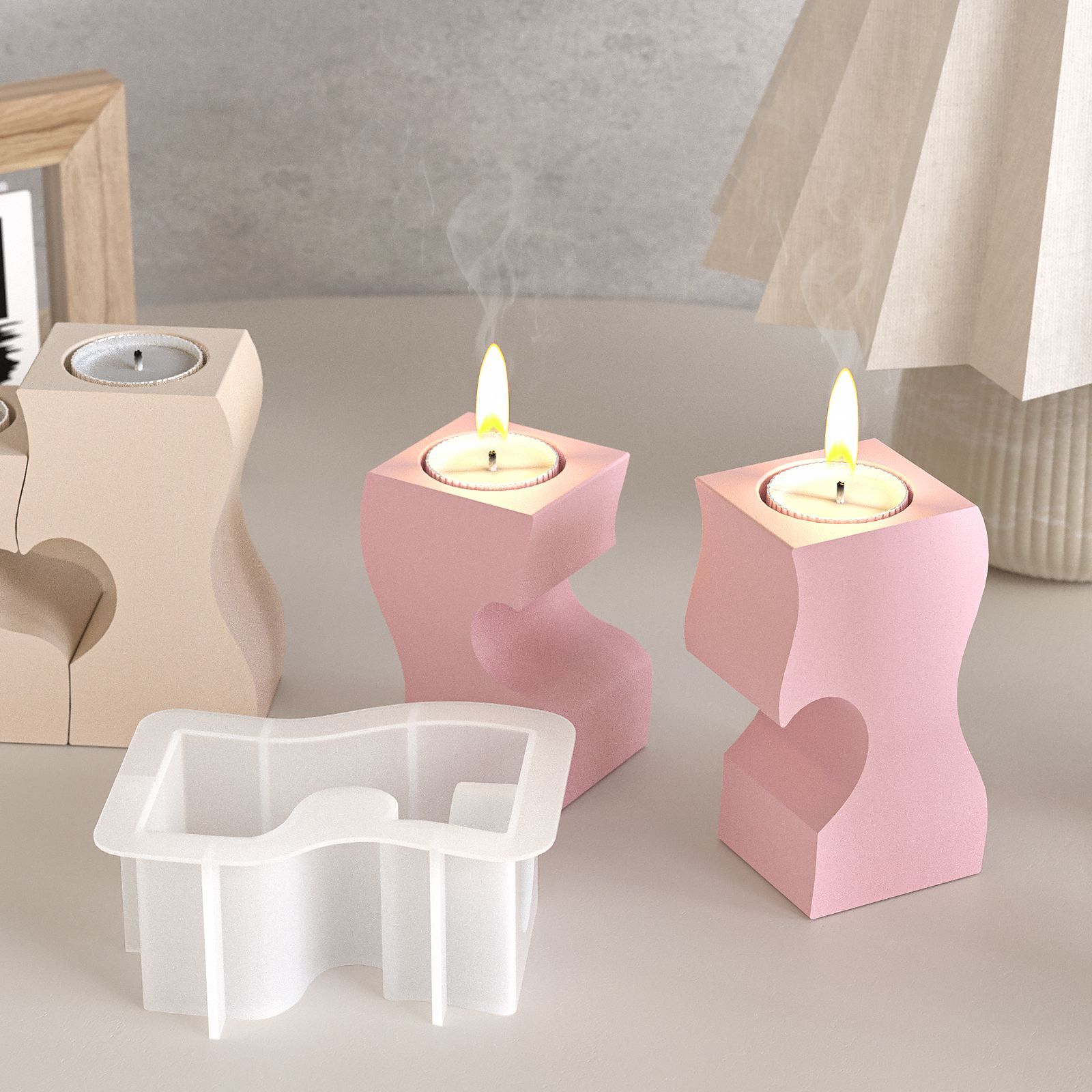 S coeur chandelier Silicone mo - Candle Making Supplies avis et prix