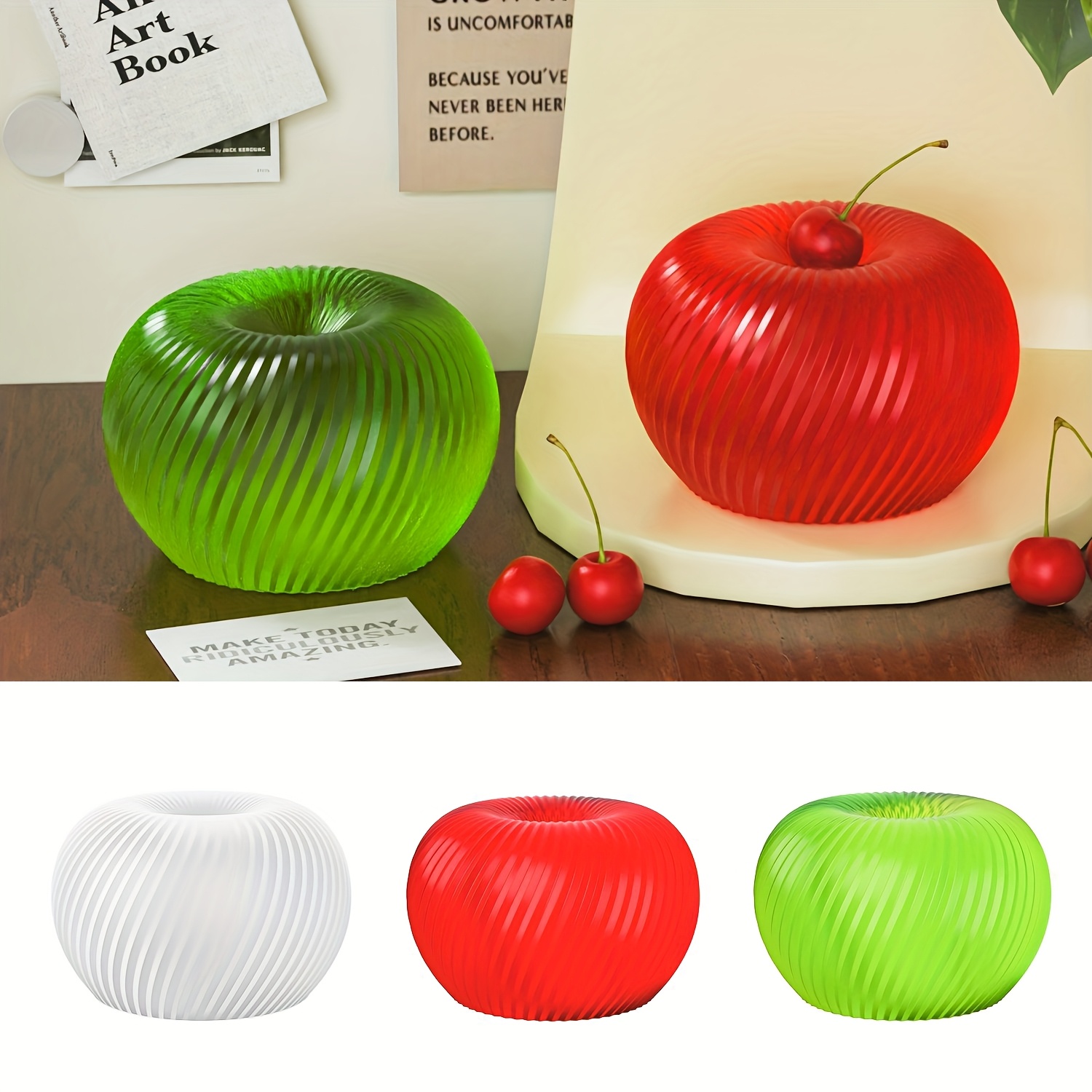 Un moule en silicone rouge ten - Candle Making Items avis et prix